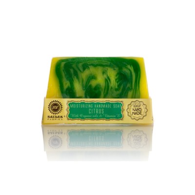 Wholesale Supplier of 100% Handmade Citrus Glycerine Soap Bar 80g