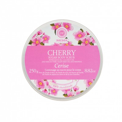 No.1 European Private Label OEM Supplier Cherry Sugar Body Scrub