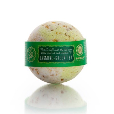 Saules Private Label Supplier Jasmin-Green Tea Fragrance Fizzy Bath Bombs