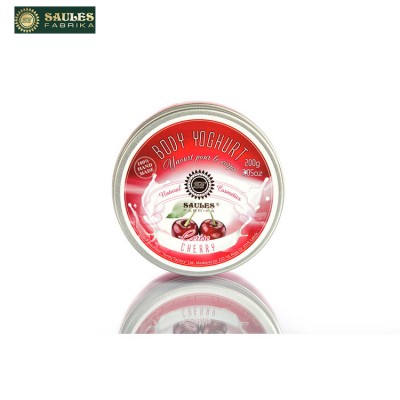 99% Natural Ingredient Made Nourishing Saules Brand Cherry Smell Body Yoghurt/Yogurt at Bulk Price